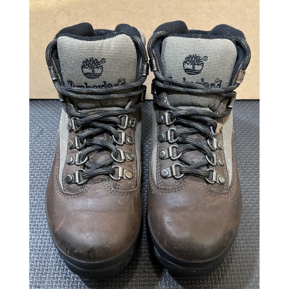 Timberland Shoes - Timberland Women's Euro Hiker Hiking Boot Brown Leather Size 6.5M